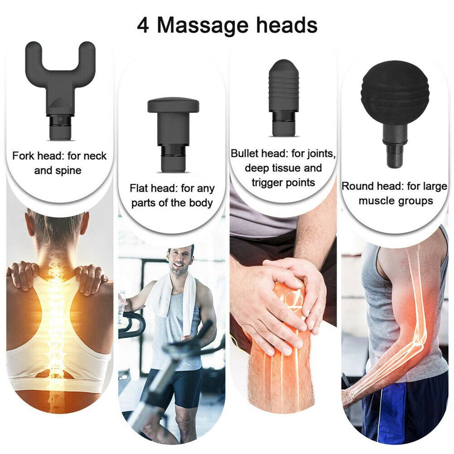 Deep Tissue Massage Gun – Portable Muscle Relaxation & Pain Relief Massager