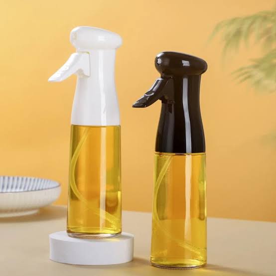 Premium Glass Oil Spray Bottle Refillable Fine Mist Kitchen Sprayer