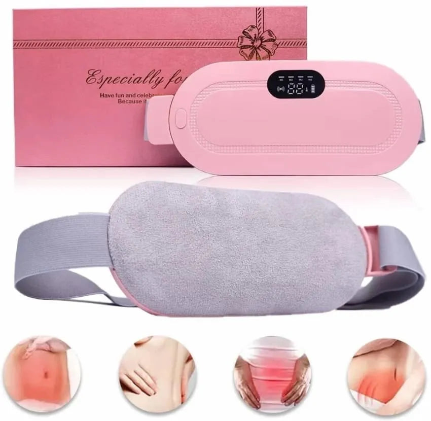 Electric Heating Waist Belt – Rechargeable Pain Relief & Menstrual Heating Pad